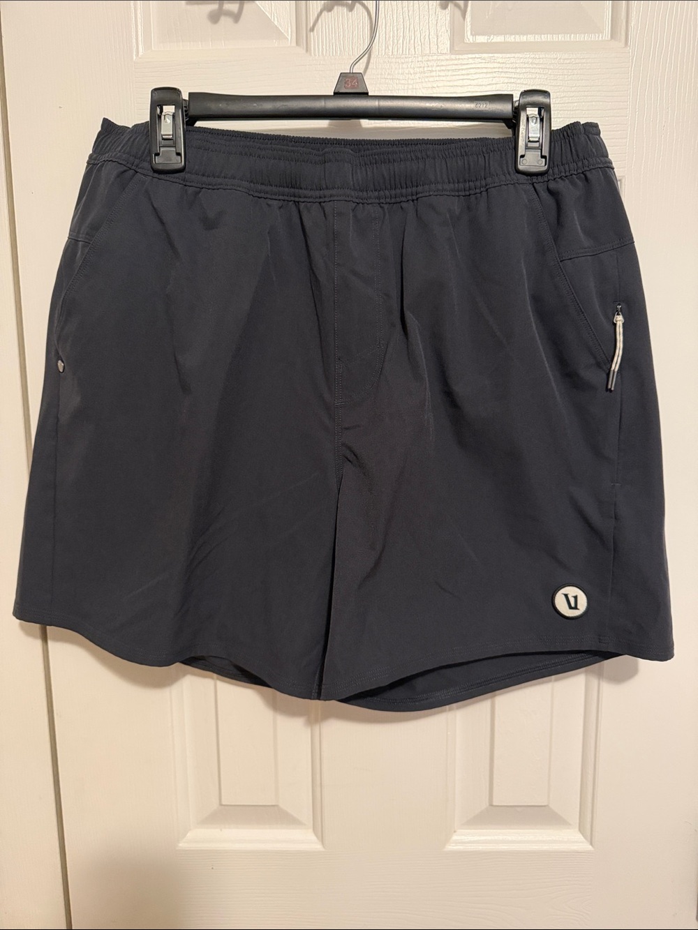 Vuori Dark Navy Performance Athletic Shorts